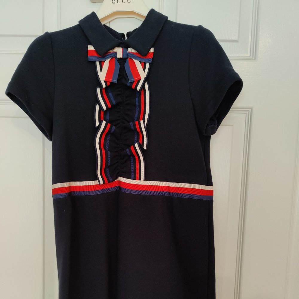 Gucci Girl's Navy Dress